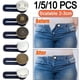 thumbnail image 2 of 10 Uds. Botón de cintura de Metal extendido para pantalones Jeans costura gratis hebillas retráctiles ajustables extensores de cintura extensor de cinturaChina Gao Jinjia LED, 2 of 2