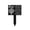 F003- Black (C), variant on Grave Decorations for Cemetery, Outdoor Garden Decor, Sympathy Gifts for Loss of Mother, Grave Flowers for Cemetery, 10X6 Inch Solid Black Metal Memorial Marker, Water Resistant
