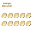 thumbnail image 3 of Uxcell 10pcs Botón de Metal Antiguo 18mm Botones de Costura de Metal Redondos Dorados, 3 of 7