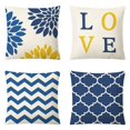 thumbnail image 3 of Juego de 9 fundas de cojín decorativas, decoración moderna y sencilla para S, 3 of 5