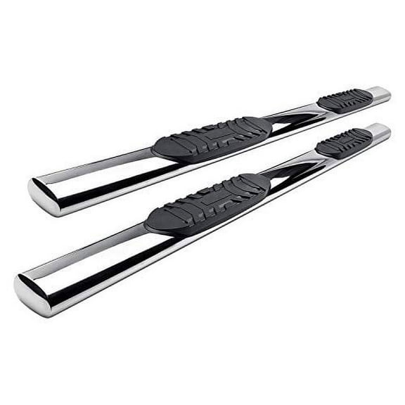 Steelcraft 5" Oval Nerf Bars Stainless Steel Fits with 2019-2023 Chevrolet Silverado/GMC Sierra 1500|20-22 Silverado/Sierra 2500/3500 Dbl Cab (Excl. 19 Silverado 1500 LD/Sierra 1500 Ltd)