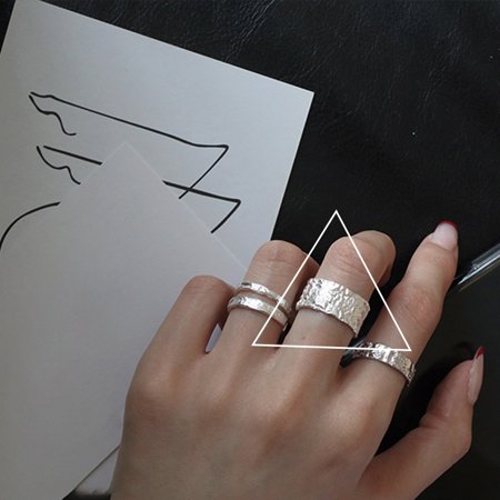 HHH Niche Retro Camellia Ring Female Affordable Luxury Fashion Heavy Industry Distressed AllMatch High Sense Opening Index Finger Ring
