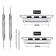 thumbnail image 5 of CHAO Adaptador de correa de repuesto negro para Apple iWatch Series 42 mm 1, 2, 3, 4, Sport, 2015, 2016, 2017, 5 of 5