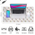 thumbnail image 5 of Long Mouse Pads for Desk,Mini Unicorn Head Pattern Desk Mats on Top Of Desks, Desk Mouse Pad Extra Large with 3mm Non-Slip Base and Stitched Edge for Gaming,Office,Work,Home 31.5"x15.7", 5 of 6