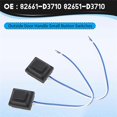 thumbnail image 4 of 1 Pair Front Door Smart Handle Small Button 82661-D3710 82651-D3710 for Hyundai Tucson 2016-2020 Out, 4 of 5