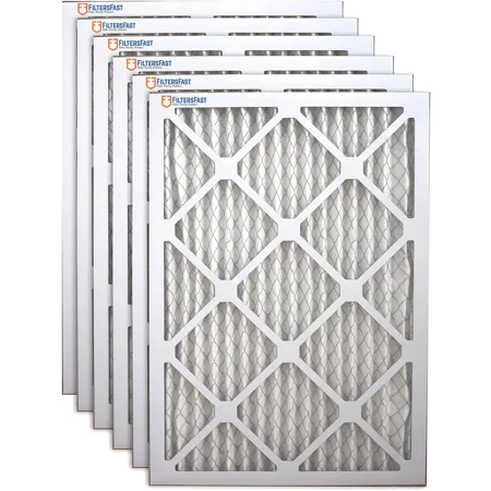 

Filters Fast 8x8x1 Pleated Air Filter (6 Pack) Merv 8 | 1 AC Furnace Air Filters Made in the USA | Actual Size: 8.00 x8.00 x0.75”