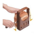 thumbnail image 2 of Guide de Tranchage de Pain Sandwich Réglable (Café+blanc), 2 of 4