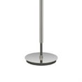 thumbnail image 6 of Siu 60 Inch Floor Lamp, Chrome Metal Pole w Finial Tip, White Shade, 6 of 8