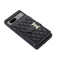 thumbnail image 5 of Case for Google Pixel 7 Pro, Detachable Crossbody Strap & Lanyard Wallet Case with Card Slots, 360° Stand Ring Kickstand Flip PU Leather Protective Cover for Google Pixel 7 Pro, Black, 5 of 9