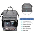thumbnail image 2 of YOUI-GIFTS Nurse Backpack Laptop Backpack for Women with Stethoscope Case & USB Charging Port Anti Theft Travel Backpacks Bookbags Doctor Bag Fits 15.6 Inch Laptop and Notebook, Black, 2 of 6