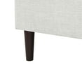 thumbnail image 6 of Rustic Manor Eloisa Linen Upholstered Platform Bed Queen Size, Cream White, 6 of 8