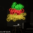 thumbnail image 4 of Glowneon Enjoy Every Moment Neon Sign, Coffee Shop Wall Led Light, 4 of 4