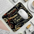 thumbnail image 2 of Motorcycle Desk Pad Mouse Mat Gaming Mouse Pad | Square 8.3x9.8 Inch Non-Slip Rubber Bottom Printed Suitable for Office and Gaming, 2 of 6