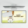 thumbnail image 4 of Cute Papillon Loves Dad Happy Father's Day Desk Mat Full Keyboard Mouse Pad Pap Butterfly Dog Lover Large Mousepad - 12008, 4 of 5
