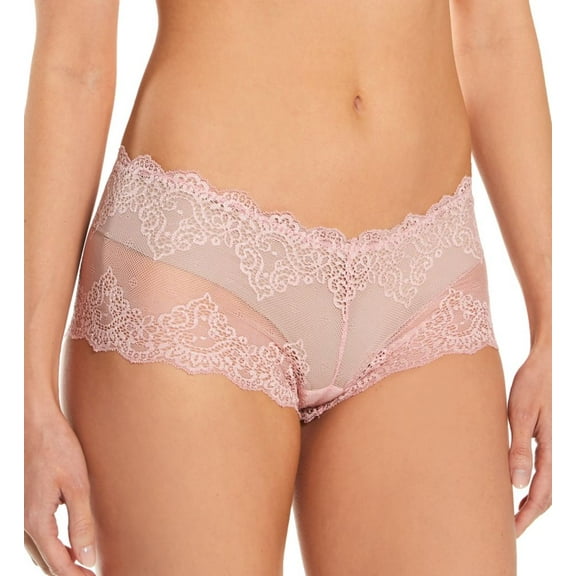 Women's Only Hearts 50582 So Fine with Lace Hipster Panty (Rosey S)