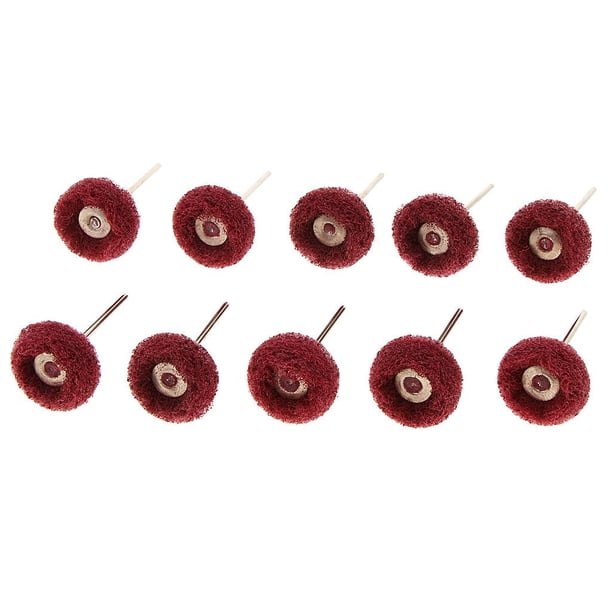 10 piezas/paquete de almohadillas de pulido para pulir joyas, rueda de tela, herramienta de pulido, 8 8