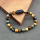 thumbnail image 5 of Pulsera con signo del zodiaco para hombre, brazaletes de 12 constelaciones, pulsera Gemini Virgo Leo Libra, pulsera de regalo de amistad para mujer en la mano, 5 of 5