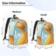 thumbnail image 2 of Easygdp Happy Goat In Meadow Mochila de Lona Resistente para Laptop, Compatible con Laptops de 15 a 17 pulgadas, Ideal para Escuela, Trabajo y Viajes-Small, 2 of 5