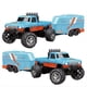 thumbnail image 5 of Mini Camión Monstruo Teledirigido, Escala 1:64, Todoterreno, Coche de Escalada, Control Remoto de 2,4 GHz, Juguete para Niños, Regalo, Naranja y Azul., 5 of 5