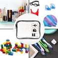 thumbnail image 4 of Cosmetiquera Transparente PVC para Maquillaje, 3 Pack Bolsa Transparente de Viaje, Neceser Impermeable para Viaje Avion, Neceser Maquillaje Portátil para Liquidos Bolsas de Aseo para Hombres y Mujeres, 4 of 4