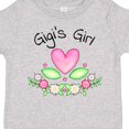 thumbnail image 4 of Inktastic Gigi's Girl Heart Flowers Girls Toddler T-Shirt, 4 of 5