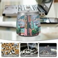 thumbnail image 6 of Yayeee Ashtray with Lid for Cigarette Smokeless Stainless Steel Home Ash Holder, Pink Door, 6 of 7