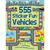 555 Sticker Fun 555 Sticker Fun - Vehicles, (Paperback)