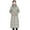 Khaki, variant on comerut Winter Down Coat Hooded Solid Color Thicken Long Sleeves Pockets Keep Warm Thick Padded Plus Size Women Winter Coat for Outdoor