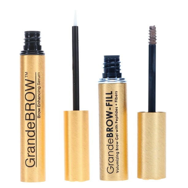 Grandelash Grandebrow que mejora el suero 0.1 oz & Grande Browill Light .14 Oz Combo Pack Grande Cosmetics Grandelash Grandebrow que mejora el suero 0.1 oz & Grande Browill Light .14