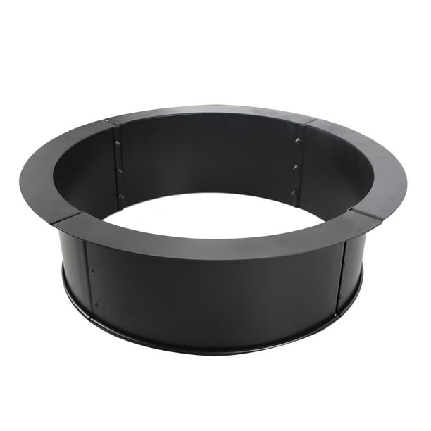 Pleasant Hearth Ofw419fr Round Solid Steel Fire Ring Walmart Com Walmart Com