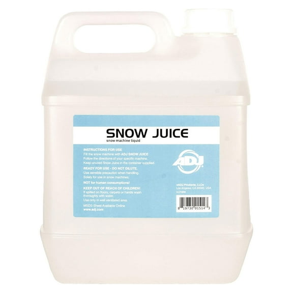 NEW! AMERICAN DJ SNOW GAL Snow Fluid Juice One Gallon for VF Snow Flurry Machine