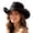 Red, variant on SRZYMJ Cowboy Hat,Cowgirl hat,Brown Cowboy Hats for Women/Mens Straw Wide with Shapeable Brim Western Cowboy Hat for Womens