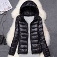 thumbnail image 3 of Women Puffer Jacket 15 Colors Plus Size Ultra Lightweight Packable Hooded Down Coats, 3 of 6