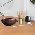 thumbnail image 3 of 4x de Matcha Japonés Accs con Cuenco de Cerámica Tradicional Multiusos con Soporte Profesional con Cucharilla para l Principiante E BLESIY batidor de matcha, 3 of 4