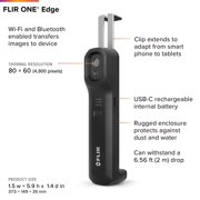 FLIR ONE Edge iOS & Android 80×60 Thermal Camera