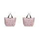 thumbnail image 2 of Minnieouse Fiambrera térmica, bolsa de transporte, bolsa aislada con cremallera, lavable, bolso de mano para niños y mujeres, viaje, hogar, cereza rosa 2Conjunto, 2 of 6