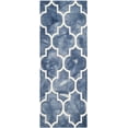 thumbnail image 2 of Safavieh Dip Dye Calanthe Geometric Wool Runner Rug, Navy/Ivory, 2'3" x 6', 2 of 11