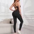 thumbnail image 6 of Idoravan Yoga Pants for Women Spring And Fall Tight Waistband Sleeveless Neck Long Jumpsuit, 6 of 6