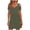 Army Green, variant on Womens Summer Dress Cold Shoulder V Neck Fashion Sundress A Lined Dresses Beach Vacation