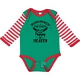 thumbnail image 3 of Inktastic Handpicked for Earth by My Pappy in Heaven with Angel Wings Boys or Girls Long Sleeve Baby Bodysuit, 3 of 5