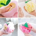 thumbnail image 4 of 5 Espuma de baño Esponja de baño suave Bola de baño Baño Loofah Forma Malla Exfoliante Cojín Cuerpo Puff Exfoliante Cojín 5pcs-multicolor JAMW Sencillez, 4 of 5