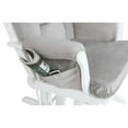 thumbnail image 4 of Pemberly Row Contemporary Glider Chair Cushions Set in Gray Finish, 4 of 6
