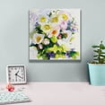 thumbnail image 4 of Epic Graffiti 'Poppies And Peonies'  by Shirley Novak Canvas Wall Art, 12" x 12", 4 of 8