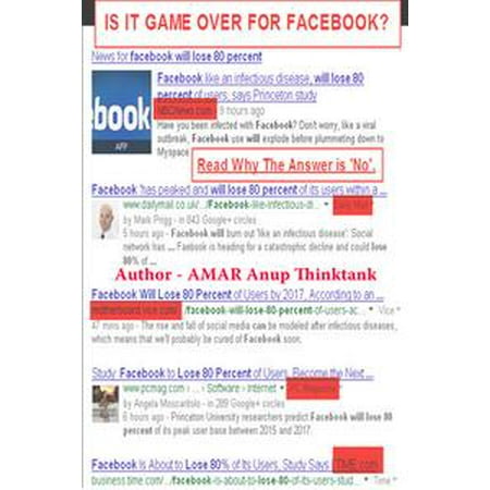 - Is It Game Over For Facebook? Read Why The Answer Is 'No'. - eBook