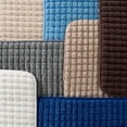 thumbnail image 2 of Lavish Home 67-0032-P Memory Foam Bath Mat Set - Woven Jacquard Fleece, Platinum - 2 Piece, 2 of 9