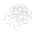 thumbnail image 1 of unbranded 60Ud Anillos De Metal Para Encuadernación Y Llavero Para Notas Y Tarjetas En Oficina, 1 of 8