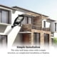 thumbnail image 5 of Bearachild Luz con Sensor de energía Solar, lámparas montadas en la pared para exteriores, jardín, Patio, lámpara de calle LED impermeable, accesorio de Iluminación y accesorios Bearachild HA073697-01, 5 of 6