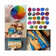 thumbnail image 2 of HLONK 24 Kinds Of Metallic Epoxy Color X5 Grams Soap Color Set Colored Pigment Mica Powder Metallic Epoxy Color Paint Slight Glitter, 2 of 7