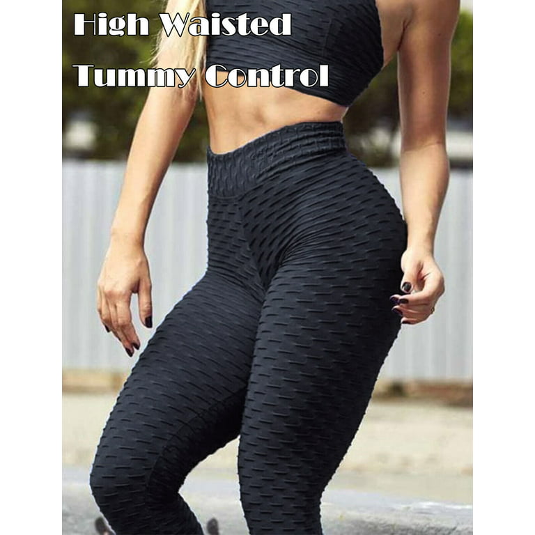 Butt Lifting Anti Cellulite Leggings for Women High Waisted Yoga Pants Workout  Tummy Control Sport Tights 