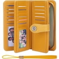 thumbnail image 1 of LAICAIW Women's Wallet Genuine Leather RFID Blocking Large Capacity Trifold Ladies Wallet, 1 of 6